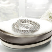 Royal Teardrop Diamond Kundan Bangle Set