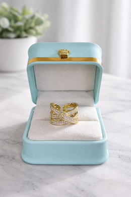 Signature Lock Gold Ring