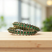 Emerald Noor Bangle Pair