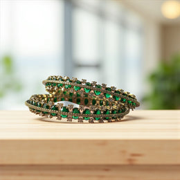 Emerald Noor Bangle Pair