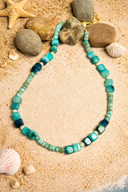 Ocean Whisper Beaded Necklace