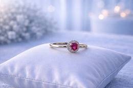 Silver Zircon Love Island Ring