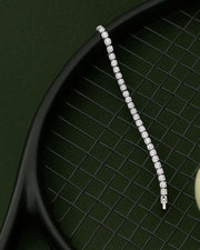 Silver Zircon Tennis Bracelet