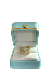 Signature Lock Gold Ring