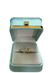 Twisted Double Band ring