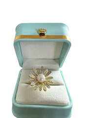 Royal Pearl charm Ring