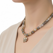Mystic Elephant Pearl - Bead Necklace