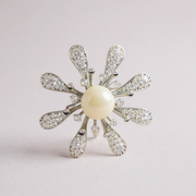 Pearl Radiance Statement Ring