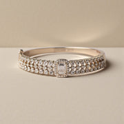 Silver Diamond-Studded Bracelet for Women | Party & AD jewellery