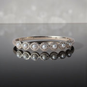 Silver Plated Round Pearl Bracelet
