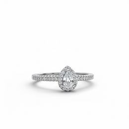 Silver Zircon Vintage Ring