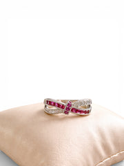 Ruby Interlace Ring