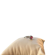 Silver Zircon Love Island Ring