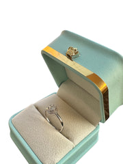 Silver Solitaire Grace Ring