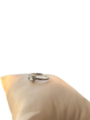 Silver Solitaire Grace Ring