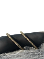 Sparkle Aura Gold Plated Bangle set