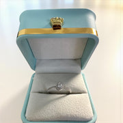 Silver Zircon Vintage Ring