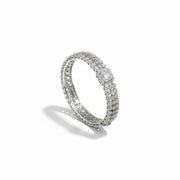 Silver Diamond-Studded Bracelet for Women | Party & AD jewellery