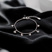 Silver Elegant Butterfly Bracelet