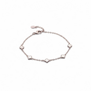 Elegant Clover Charm Bracelet