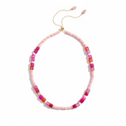 Pink Horizon Bead Necklace