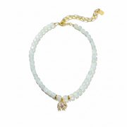 Ivory Dusk Elephant Charm Necklace