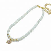 Ivory Dusk Elephant Charm Necklace